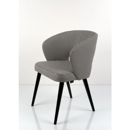 Krzesło DELUXE KR-8 Tkanina  Pepitka
